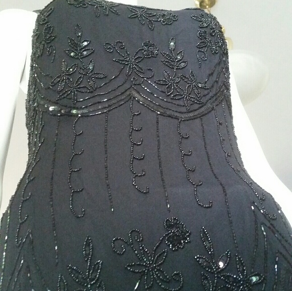 Papell Boutique Black Cocktail Dress - Picture 8 of 8